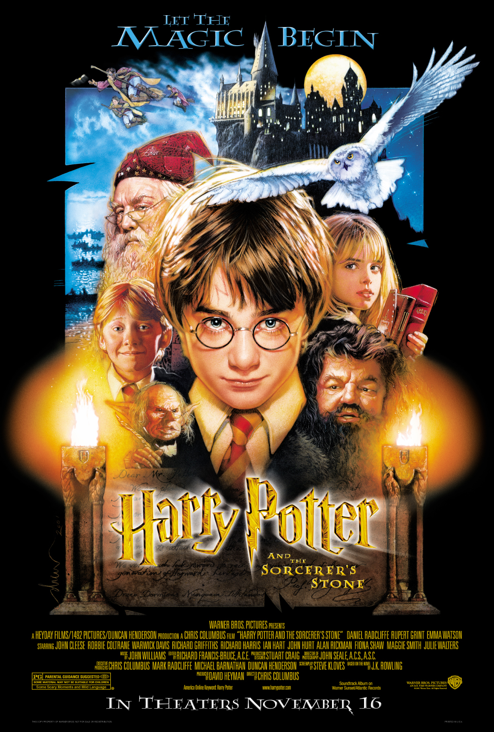 Смотреть кино онлайн Гарри Поттер и философский камень  /  Harry Potter and the Sorcerer's Stone (2001)