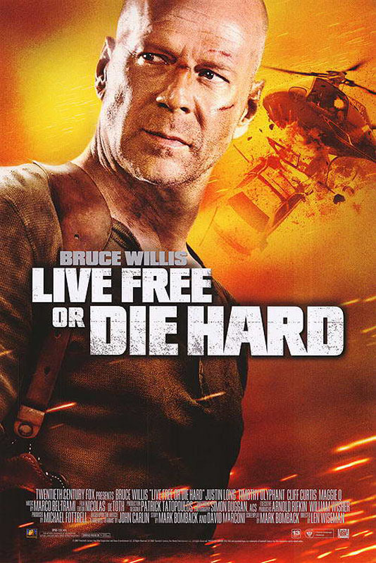 Смотреть кино онлайн Крепкий Орешек 4:Обрушение/Die Hard 4 (2007)