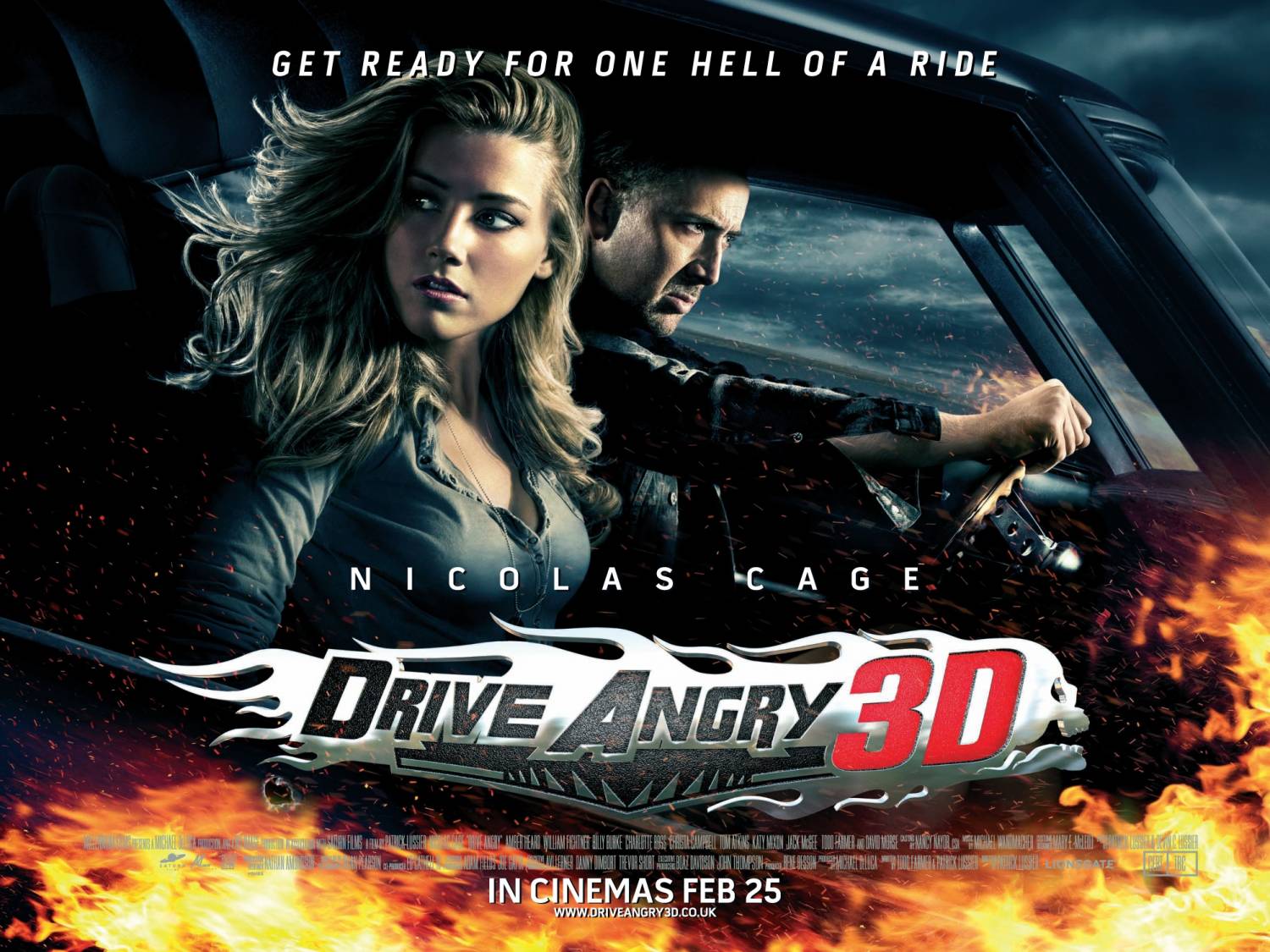 Кино онлайн Сумасшедшая езда 3Д / Drive Angry 3D (2011) фильм онлайн без смс